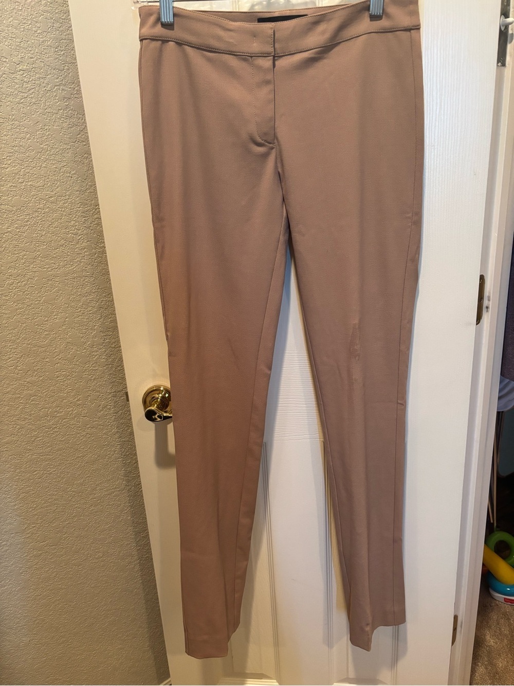 Derek Lam 10 Crosby Women’s Slim Straight Leg Italian Wool PantsBeige size 2